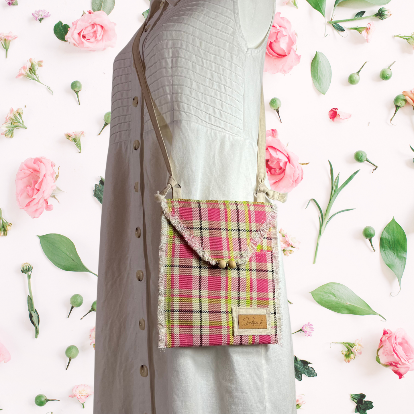 Small Crossbody Bag - Playful Plaid