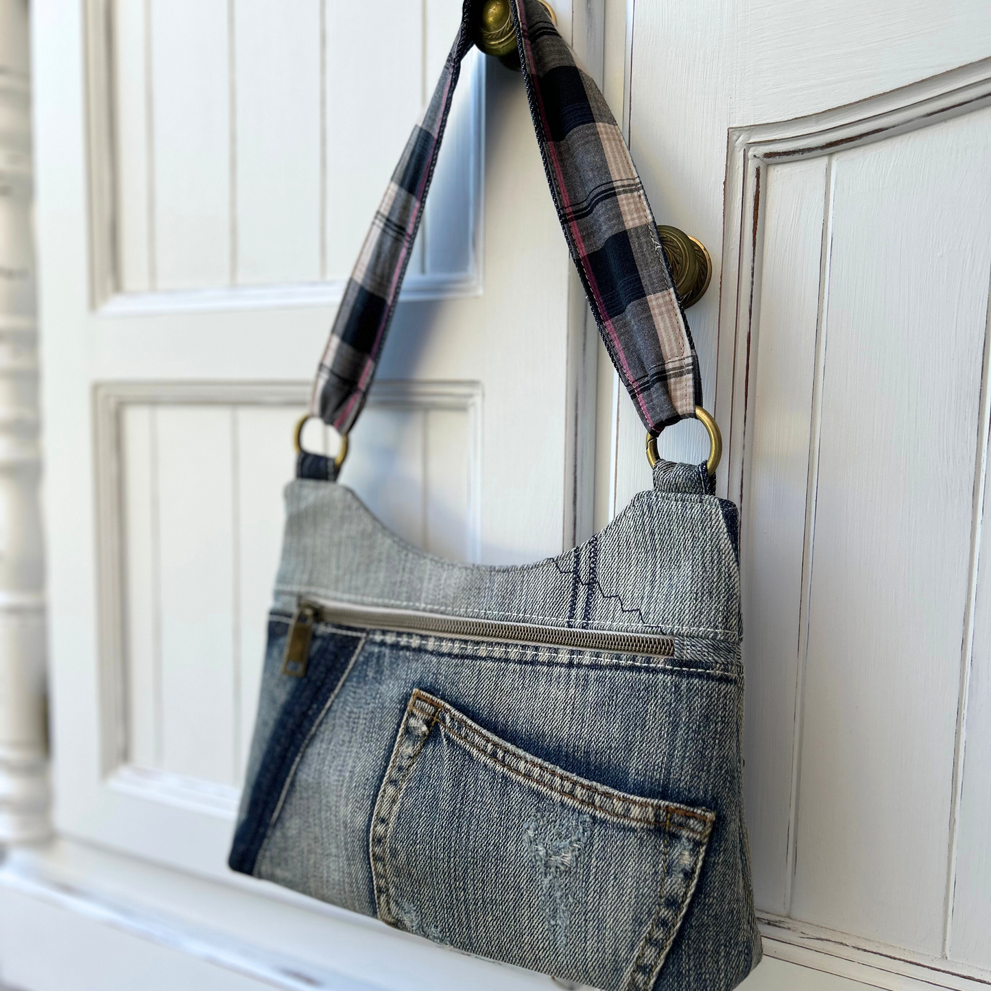 Signature Bag - Distressed Sparkle Duo