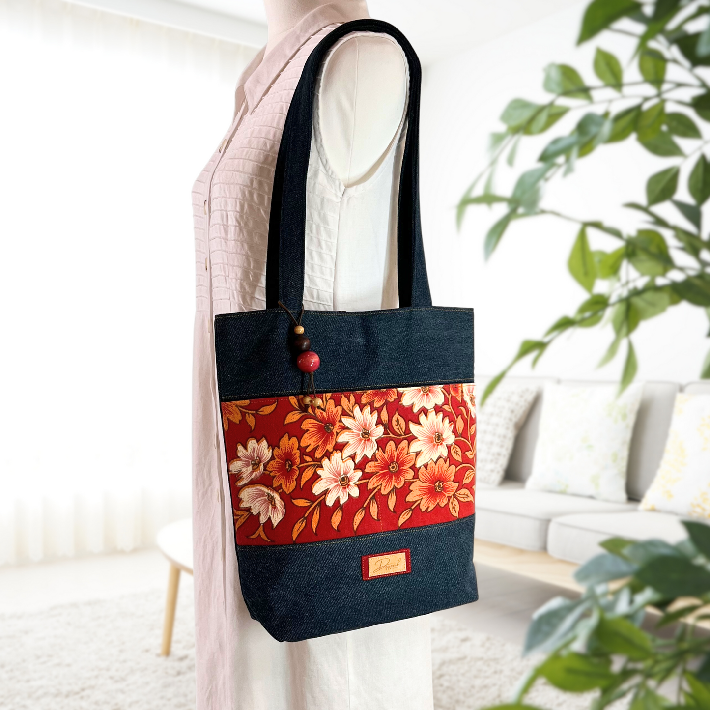 Basic Tote - Clip Top - Vintage Bouquet