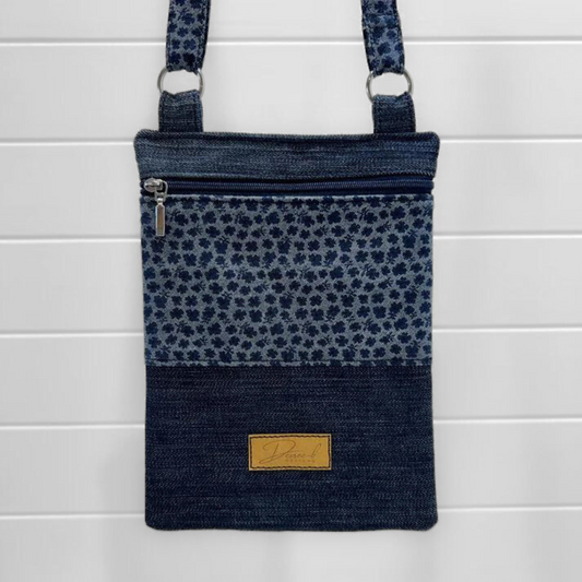 Crossbody Phone Bag - The Blues